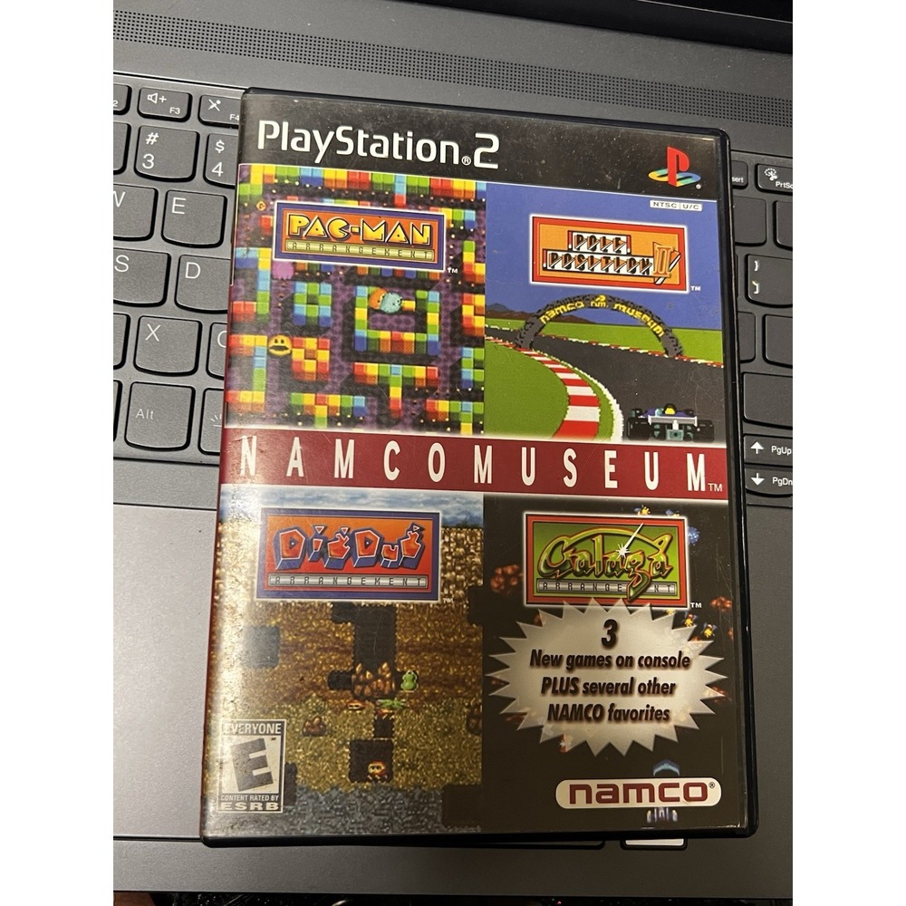 Namco Museum Sony PlayStation 2 PS2 Arcade Classics Pac-Man Galaga SLUS-20273